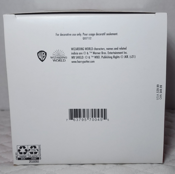 2022 Hallmark Harry Potter Sorting Hat Magic Sound & Motion Ornament MIB BNIB - Picture 3 of 5